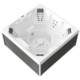 Tronitechnik TORCELLO 210 x 210 x 80 cm mit Heizung, Hydromassage, Farblicht