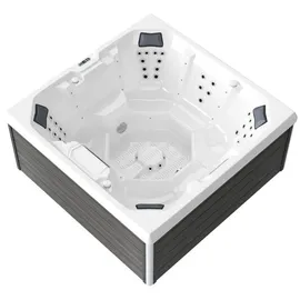 Tronitechnik TORCELLO 210 x 210 x 80 cm mit Heizung, Hydromassage, Farblicht