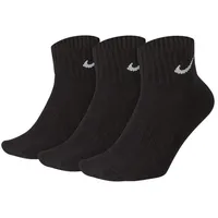 Nike gepolsterte Knöchelsocken Black/White 34-38