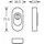 FSB Schutzrosette oval 73 3249 Edelstahl