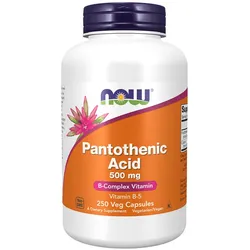 Now Foods Pantothensäure 500 mg Kapsel (250 Kapseln)