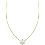 Thomas Sabo Kette mit Anhänger Zirkonia-Anhänger Gold/Silber