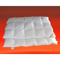 Betten Hofmann 4-Jahreszeitenbett Betten Hofmann Franken Daunendecke 155x220 cm 5x7 100% Gänsedaunen, Füllung: 100% Daunen, Bezug: 100% Baumwolle, Ganzjahresdecke, hergestellt in Deutschland, allergikerfreundlich weiß