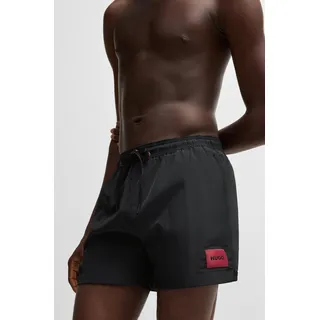 Hugo Dominica Badeshorts mit Logo-Label Schwarz001 XL