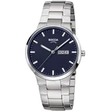 Boccia Titanium Herrenuhr Classic Quarz 3649-02, Uhr ohne Stein