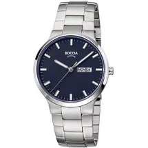 Boccia Titanium Herrenuhr Classic Quarz 3649-02, Uhr ohne Stein