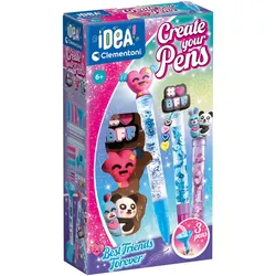 Kreativset CLEMENTONI "Idea, Deine Stift-Kreationen - BFF Beste Freunde für immer", bunt, Kreativsets, Kinder
