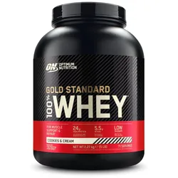 OPTIMUM NUTRITION Gold Standard Whey 2273g Dose / Cookies and Cream
