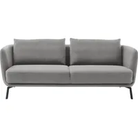 3-Sitzer SCHÖNER WOHNEN-KOLLEKTION "Pearl - 5 Jahre Hersteller-Garantie, auch in Bouclé" Sofas Gr. B/H/T: 210cm x 71cm x 91cm, Flachgewebe, grau Maße (BHT): 2107191 cm, Füße Metall