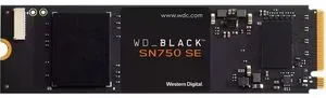 WesternDigital Festplatte WD Black WDS500G1B0E, SN750 SE, M.2 2280, intern, M.2 / NVMe, 500GB SSD