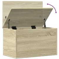 VidaXL Truhe Sonoma-Eiche 60x35x35 cm Holzwerkstoff