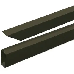 Mr. GARDENER Start-/Abschlussleistenset »Turino«, für Turino Steckzäune, BxH: 2,5 x 122 cm - schwarz
