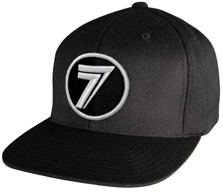 Seven Dot Patch Kappe - Black - One Size