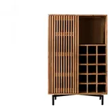 KAWOLA Weinregal 80 x 122 x 43 cm Akazie
