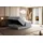 altdecor Boxspringbett BERO KING - 160x200 - H3/H4 - Hellgrau