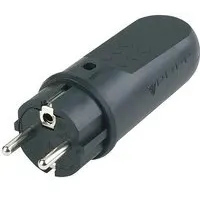 REV Ritter REV Stecker, Gummi ISO-Einsatz, schwarz