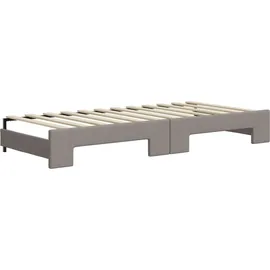 vidaXL Tagesbett 100 x 200 cm Taupe