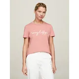Tommy Hilfiger T-Shirt - Rosa,Weiß - XS