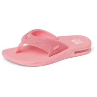 REEF Fanning Damen Flaschenöffner, Flip-Flop, Fußgewölbeunterstützung, strapazierfähige Außensohle, wasserfreundlich, Strawberry Suede, 37.5 EU - 37.5 EU