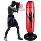 LASIEYO Schwerer Boxsack Erwachsene, Boxsack Erwachsene Freistehender Standboxsack, 170cm Boxing Trainer zum Üben von Karate Taekwondo Heavy Duty Punchingsäcke Für Kinder Erwachsene Jugendliche