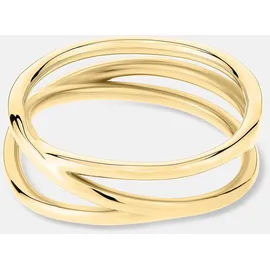 Liebeskind Berlin Ring LJ-1625-R-54 aus Edelstahl in IP Gold