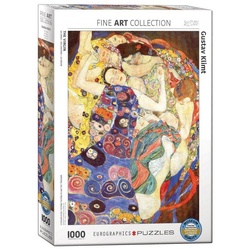 empireposter Puzzle »Gustav Klimt - Die Jungfrau - 1000 Teile Puzzle im Format 68x48 cm«, 1000 Puzzleteile