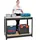 Proregal Werkbank Stahl 90 x 120 x 60 cm schwarz