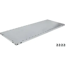 Schulte Stahlfachboden silber 130,0 x 600 cm