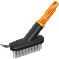 Fiskars Fugenbürste 2-in-1-Aufsatz Schwarz/Orange