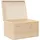vidaXL Holzkiste mit Deckel 40 x 30 x 23 cm 1-tlg. braun