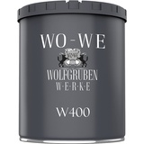 WO-WE Bootslack Bootsfarbe Holzlack Parkettlack Yachtlack für Holz, Metall MATT Schwarz - 750ml