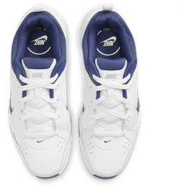 Nike Defy All Day Sneaker, White/Midnight Navy-METALLIC Silver, 39 EU