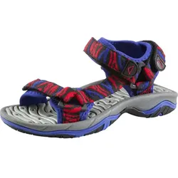 McKINLEY Kinder Trekkingsandale Joik III, Schwarz/Rot/Blau, 32