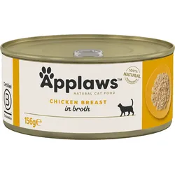 APPLAWS Cat Adult Chicken Breast in Broth 156g Hähnchenbrust in Brühe