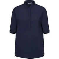 Seidensticker Shirtbluse Regular Kurzarm Stehkragen 100% Viskose - 40