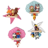 BOARTI Kinderregal Muschel Stern blau