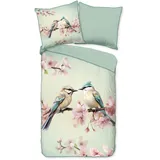 DESCANSO Minne Vogel Mint 135 x 200 cm + 2 x 80 x 80 cm