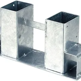 Westfalia Kaminholzregal feuerverzinkt 10 x 15,3 x 32,8 cm Silber