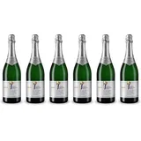 6x Müller-Thurgau Extra Dry - Thüngersheimer Scharlachberg, 2021 - Weingut Gebr...