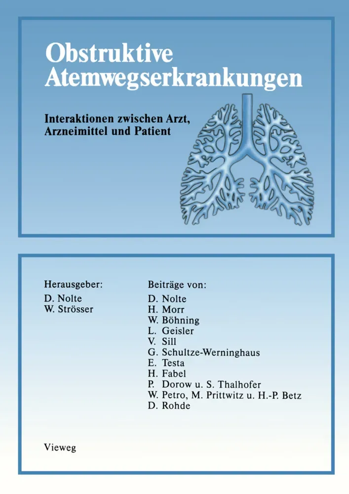 Obstruktive Atemwegserkrankungen - Dietrich Nolte  Kartoniert (TB)