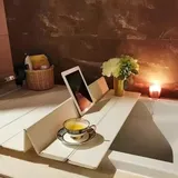 woxefo Badewannenabdeckung, Badewannenabdeckung Isolierung, PVC-Badewannenbretter, zum Platzieren von Gegenständen, geeignet für Badewannen, große Holzfässer usw.(60 * 87 * 0.6cm)