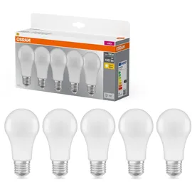 Osram LED-Lampe Base Classic A100 Kolbenform 13W 827, 2700K warmweiß, E27, matt, 1521 lm, geringere Wärme