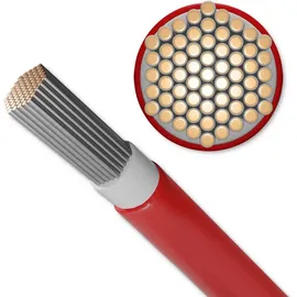 Qoltec Photovoltaik Solarkabel 6mm2 100m Rot