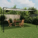 Pavillon Weiß 4x4 M 180 G/m¬≤ Stoff Und Stahl