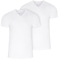 Jockey T-Shirt aus Baumwolle im 2er-Pack, Weiss, XXL,