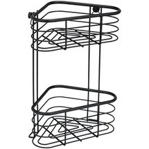 Wenko Eckregal Trestina 2 Etagen schwarz