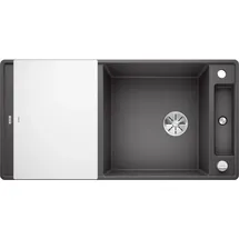 Blanco Axia III XL 6 S-F felsgrau + Excenterbetätigung + InFino + Glasscheidbrett