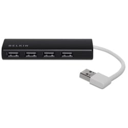 Belkin F4U042BT Schnittstellen-Hub 480 Mbit/s Schwarz