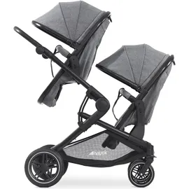 hauck Atlantic Twin melange grey