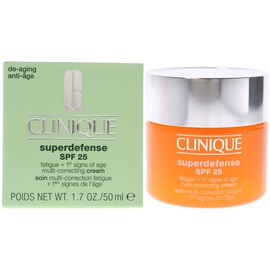 Clinique Superdefense SPF 25 Fatigue + 1st Signs of Age Multi-Correcting Cream combination oily to oily skin 50 ml